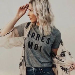 Anthropologie Sol Angeles Apres Moi Graphic Tee